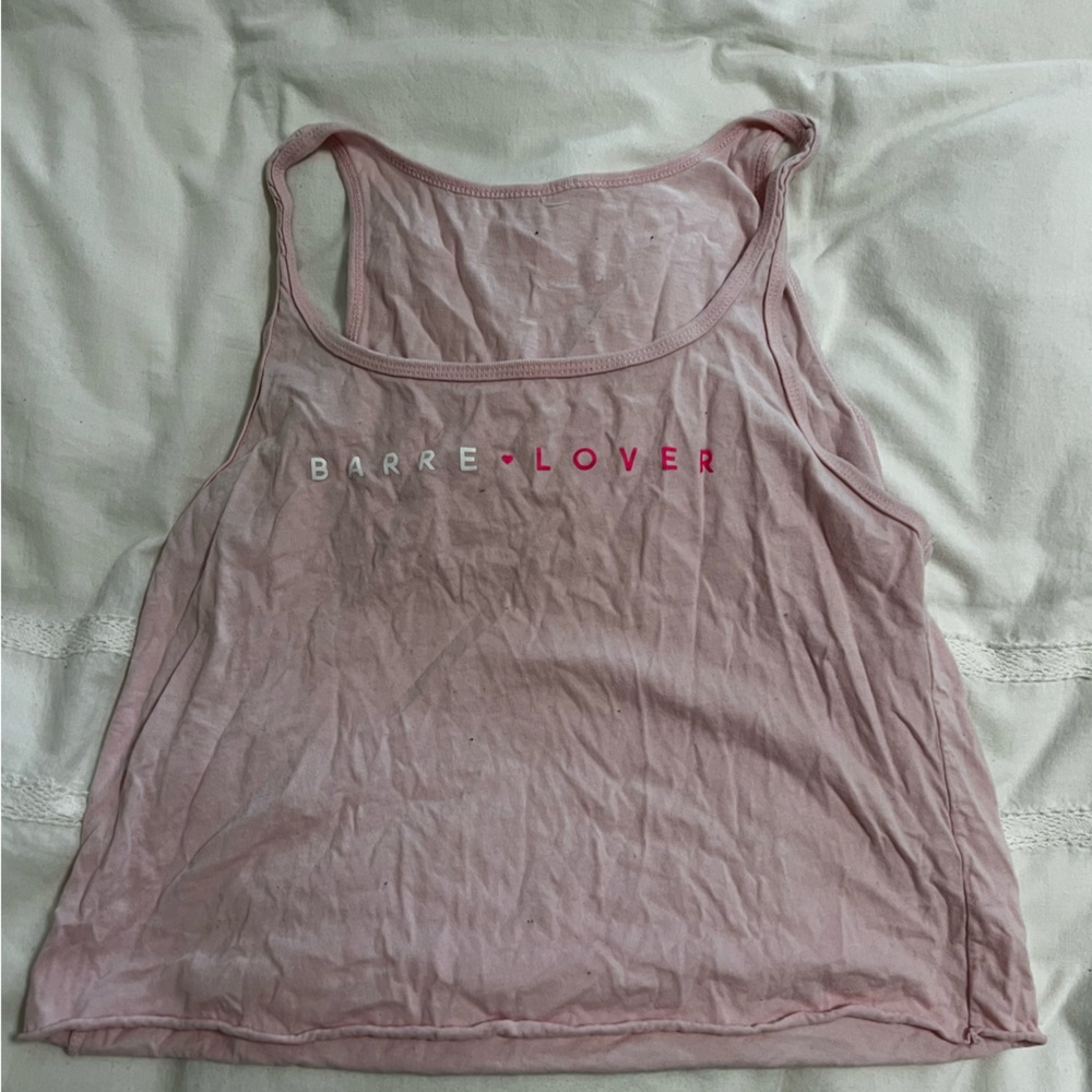 Barre lover tank